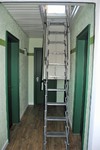 Treppe zum ausgebauten Dachboden